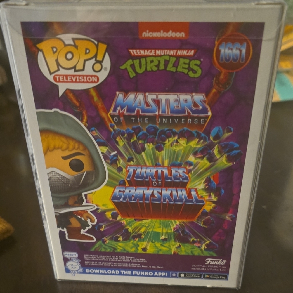 Funko Pop! He-Man in Teenage Mutant Ninja Turtles Limited Editon Wrong Label - Picture 3 of 3